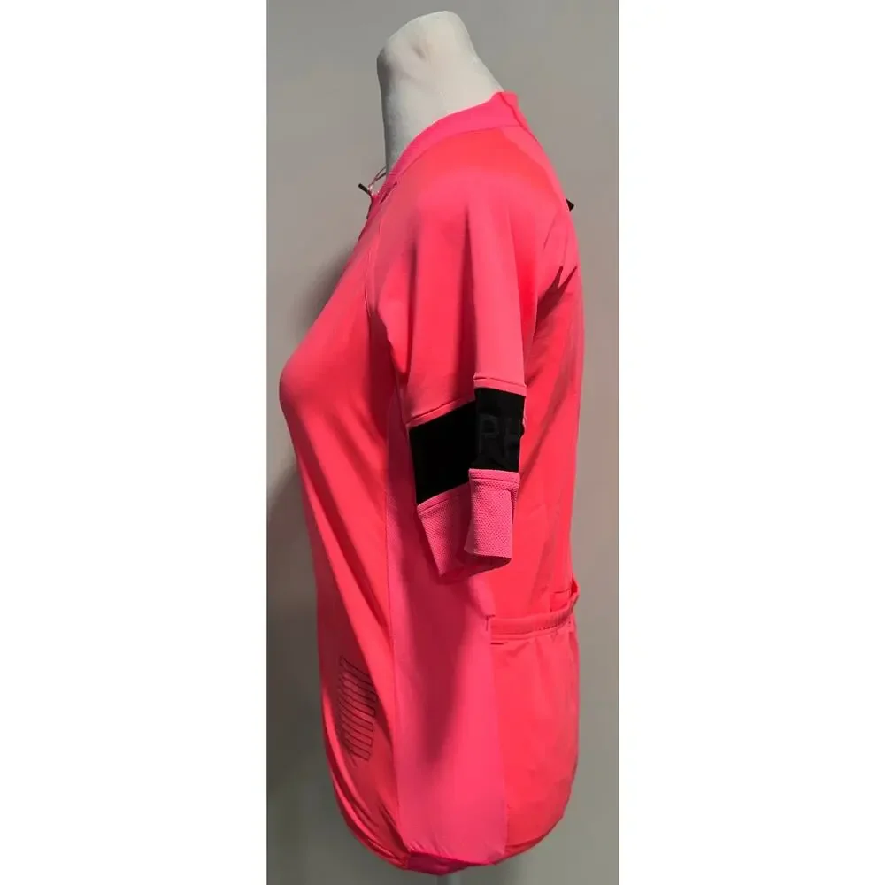 NWT RAPHA Pro Team SS Cycling Jersey Triathlon Training Pink Size M - Picture 3 of 7